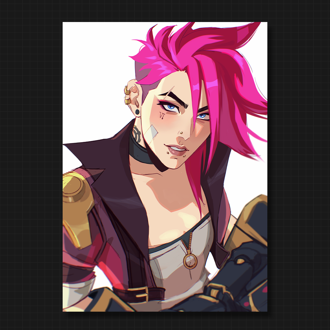 ✦ Vi Art Print | 2xko