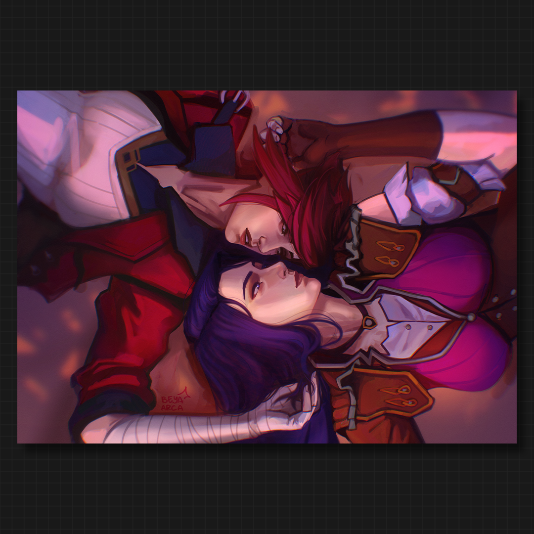 ✦ Oil and Water, Caitvi Art Print | Arcane