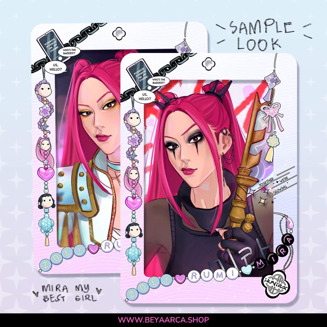 ✦ KPOP Demon Hunters Acrylic Photocard Holder/ Standee
