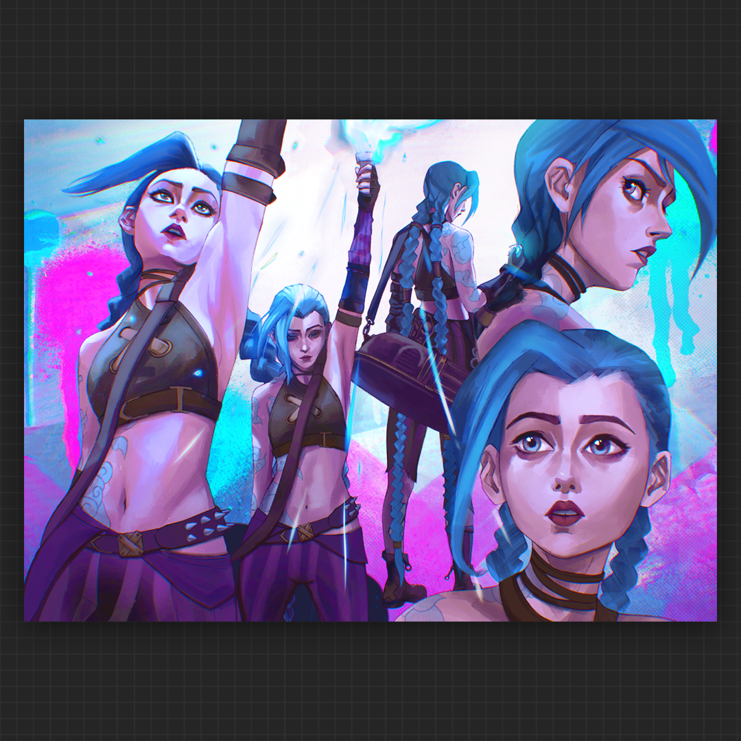 ✦ Jinx S1E6 Art Print | Arcane