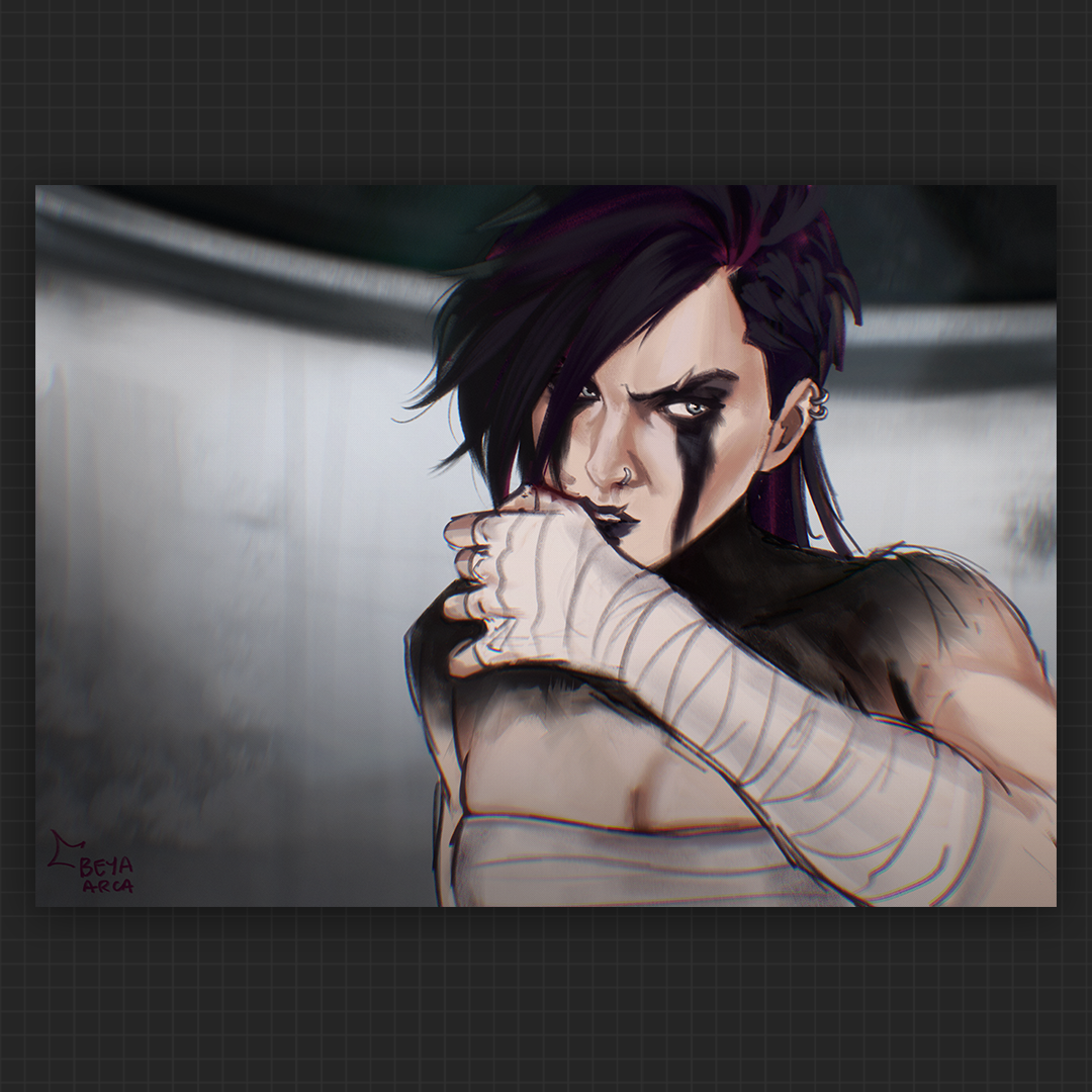 ✦ Pit Fighter Vi Art Print | Arcane