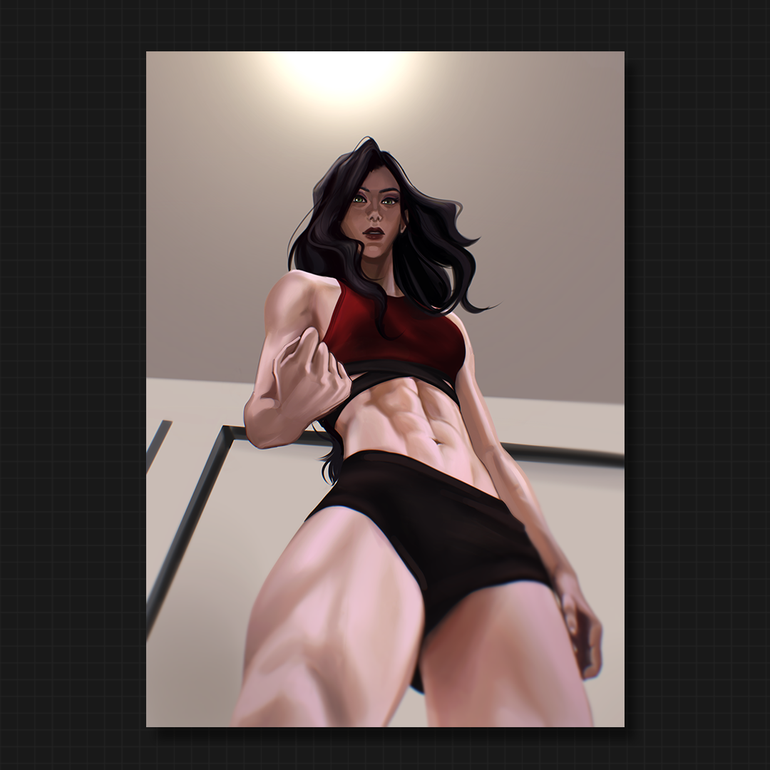 ✦ Abs Asami Art Print | Legend of Korra
