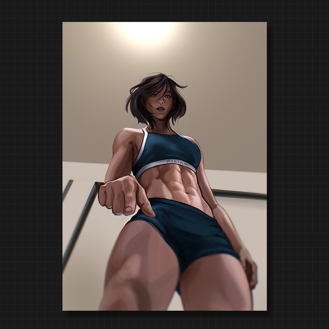✦ Abs Korra Art Print | Legend of Korra