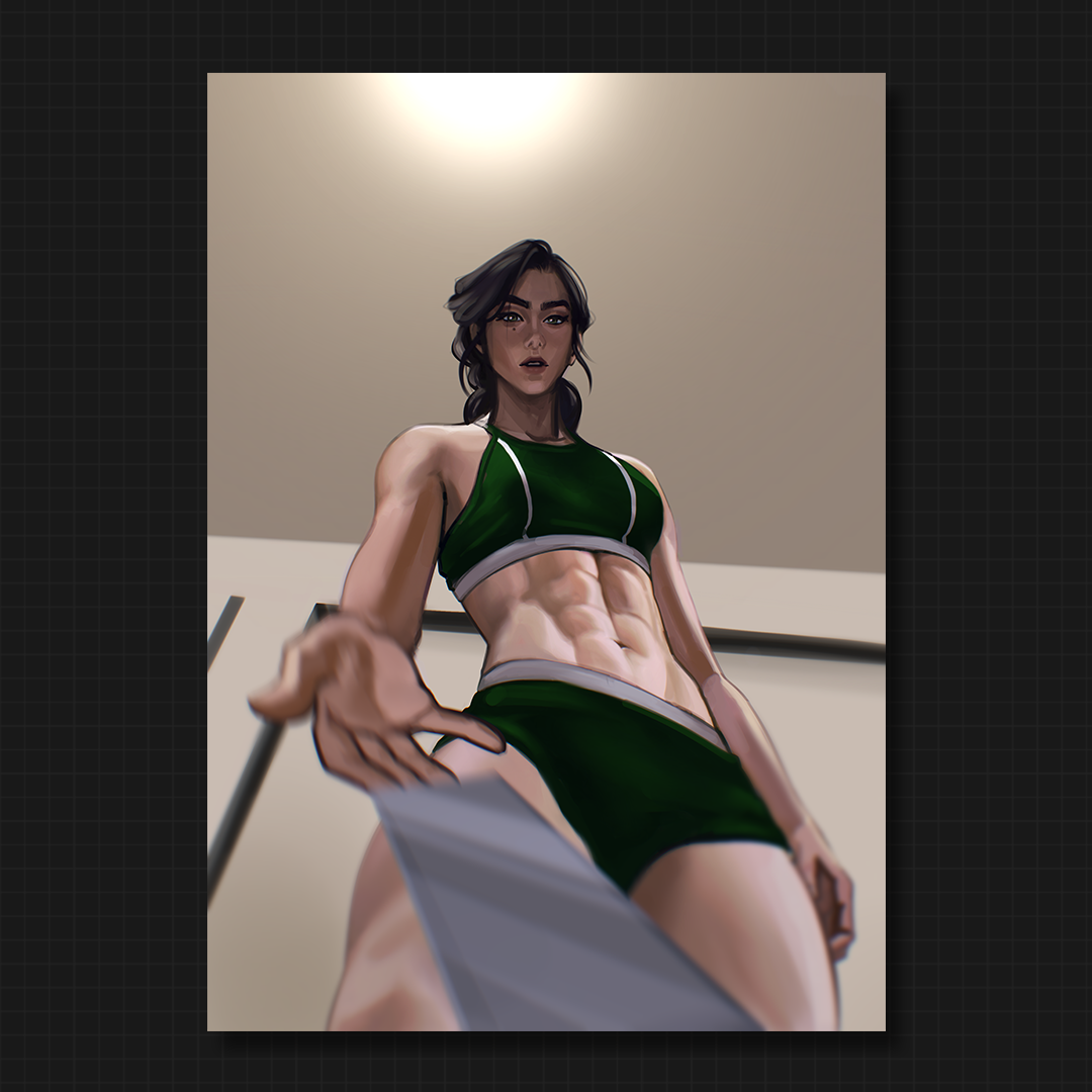 ✦ Abs Kuvira Art Print | Legend of Korra