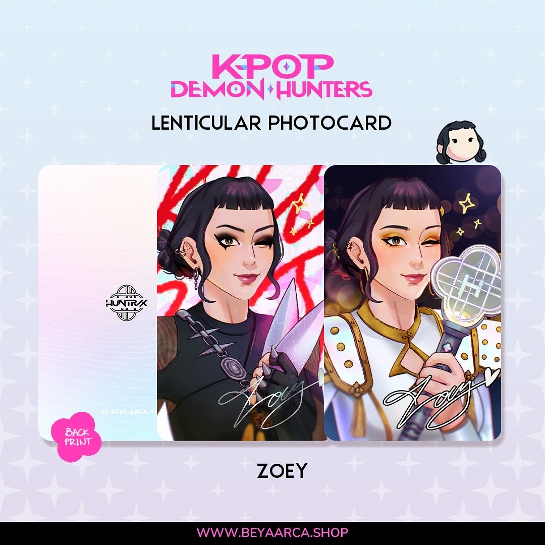 ✦ KPOP Demon Hunters Lenticular Photocard