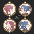 ✦ Caitvi (Caitlyn x Vi) Version 1 Acrylic Phone Charm Set