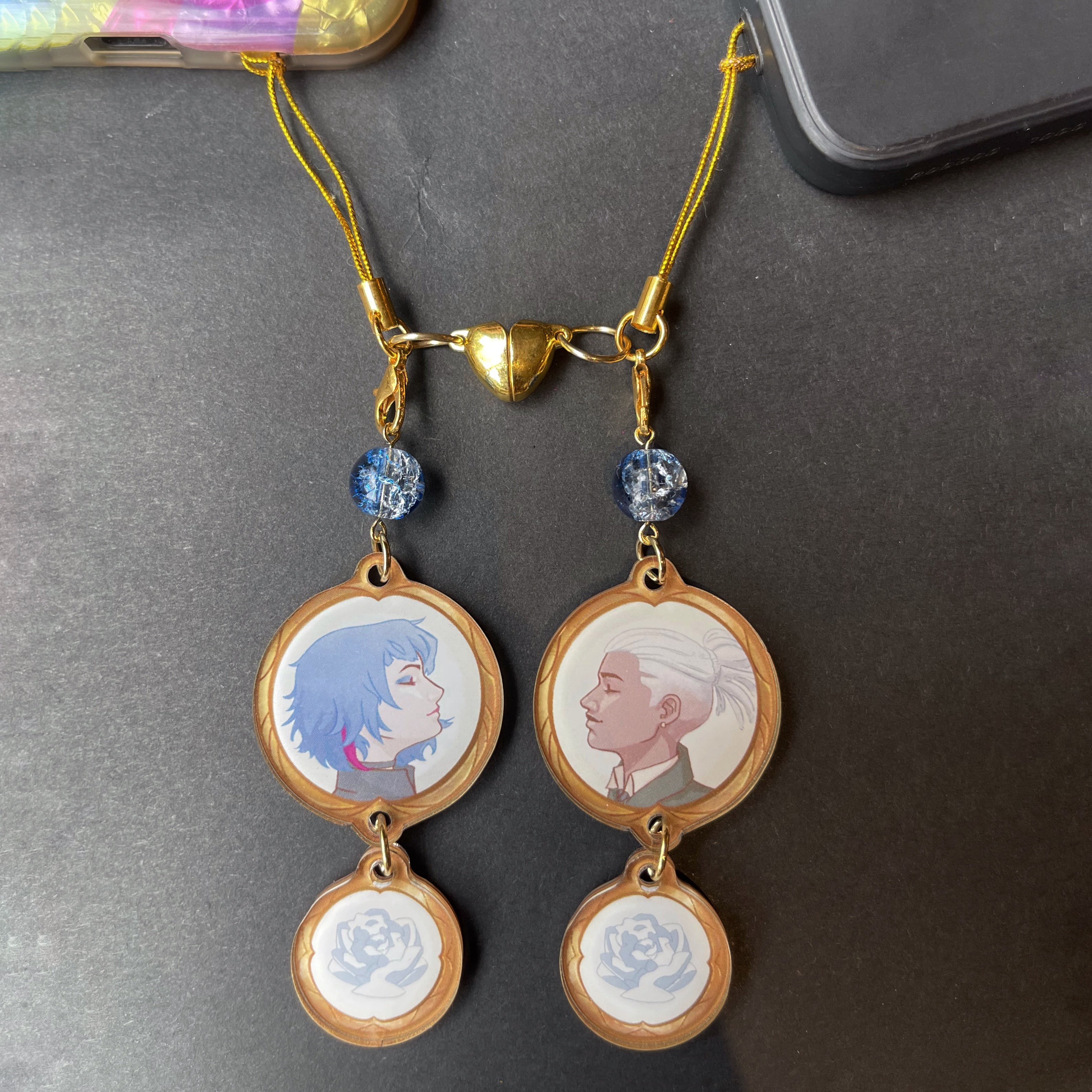 ✦ Timebomb (Jinx x Ekko) Acrylic Phone Charm Set
