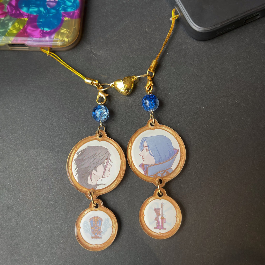 ✦ Caitlyn x Vi Version 2 Acrylic Phone Charm (INDIVIDUAL)