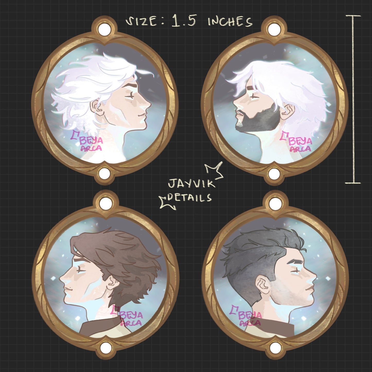 ✦ [PREORDER] Jayvik (Jayce x Viktor) Acrylic Phone Charm