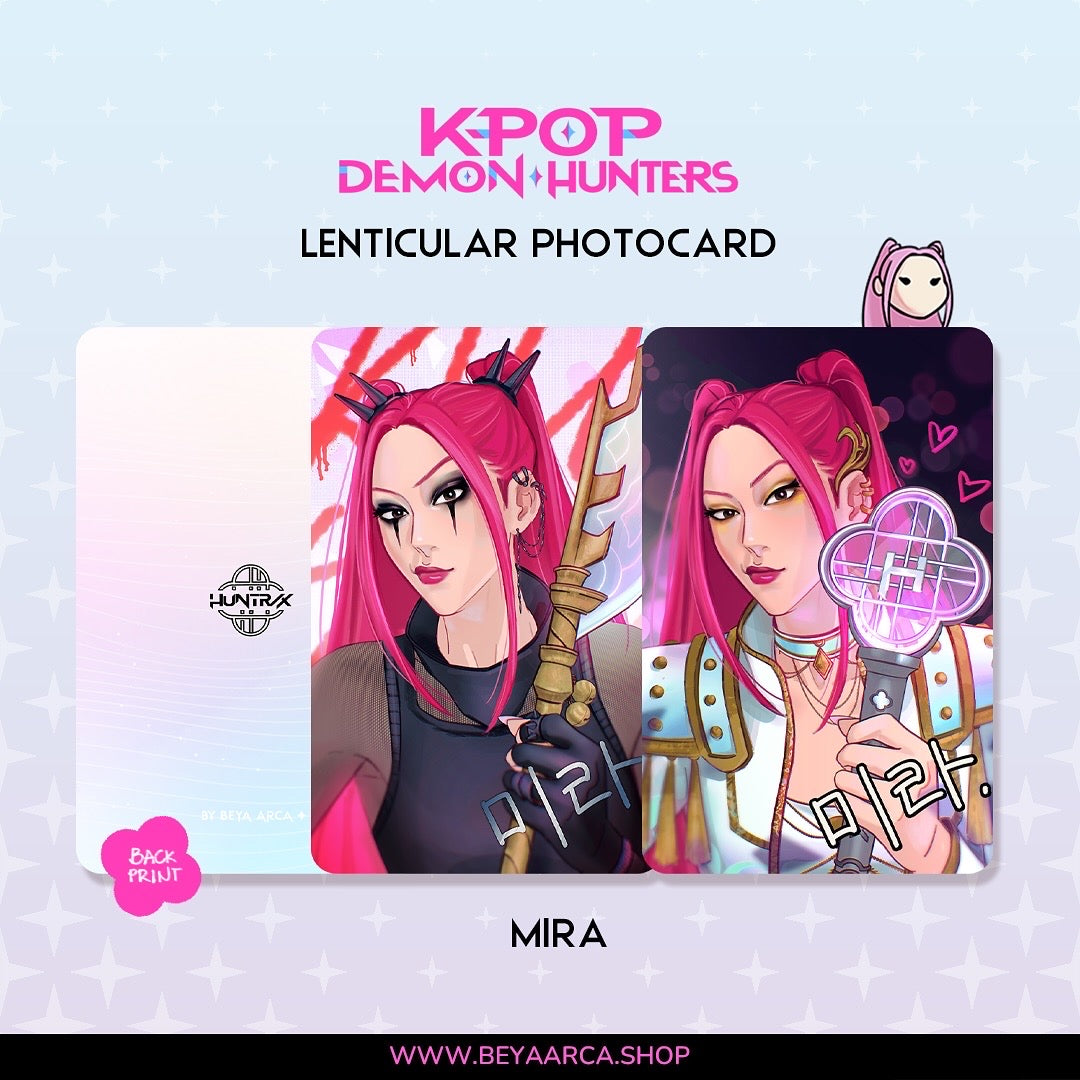 ✦ KPOP Demon Hunters Lenticular Photocard