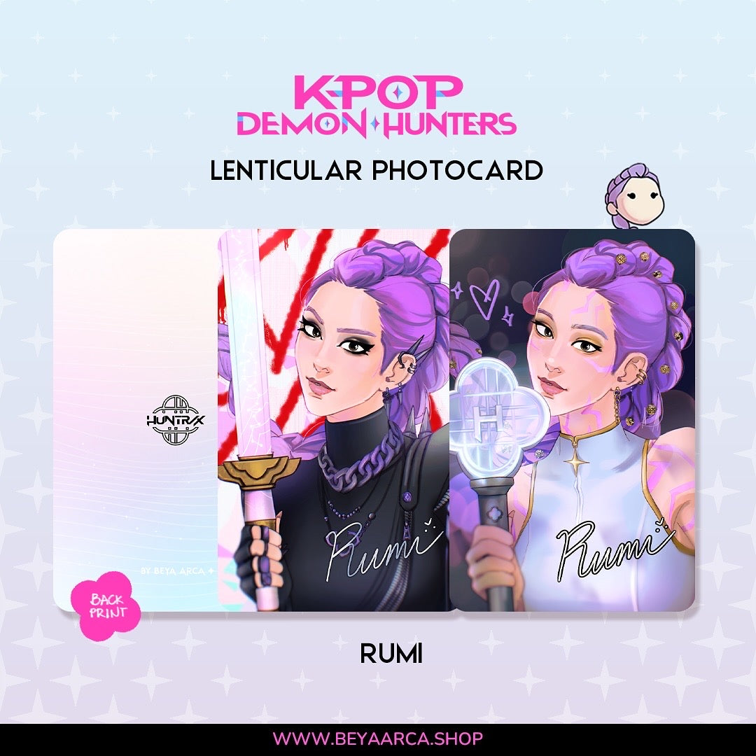 ✦ KPOP Demon Hunters Lenticular Photocard
