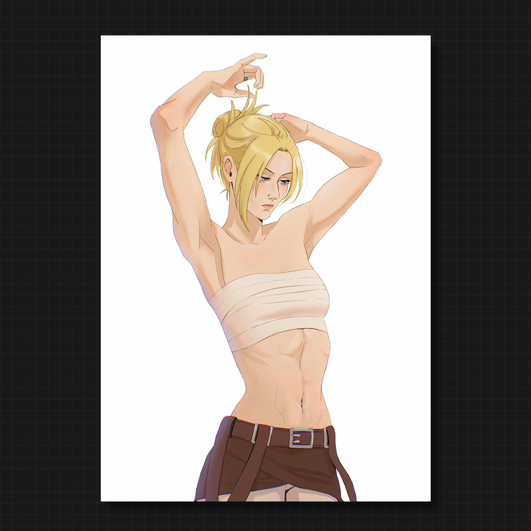 ✦ Abs Annie Art Print | Attack on Titan