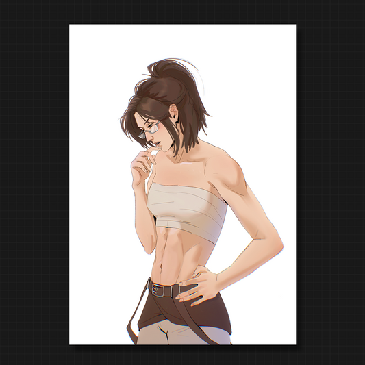 ✦ Abs Hange Art Print | Attack on Titan
