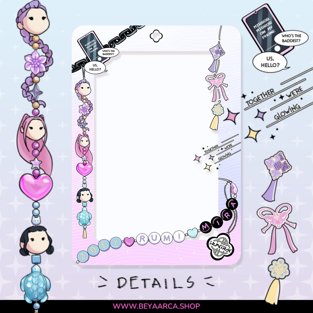 ✦ B-GRADE: KPOP Demon Hunters Acrylic Photocard Holder/ Standee