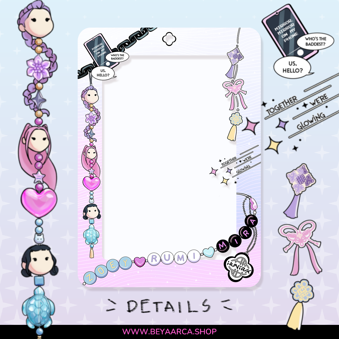 ✦ KPOP Demon Hunters Acrylic Photocard Holder/ Standee