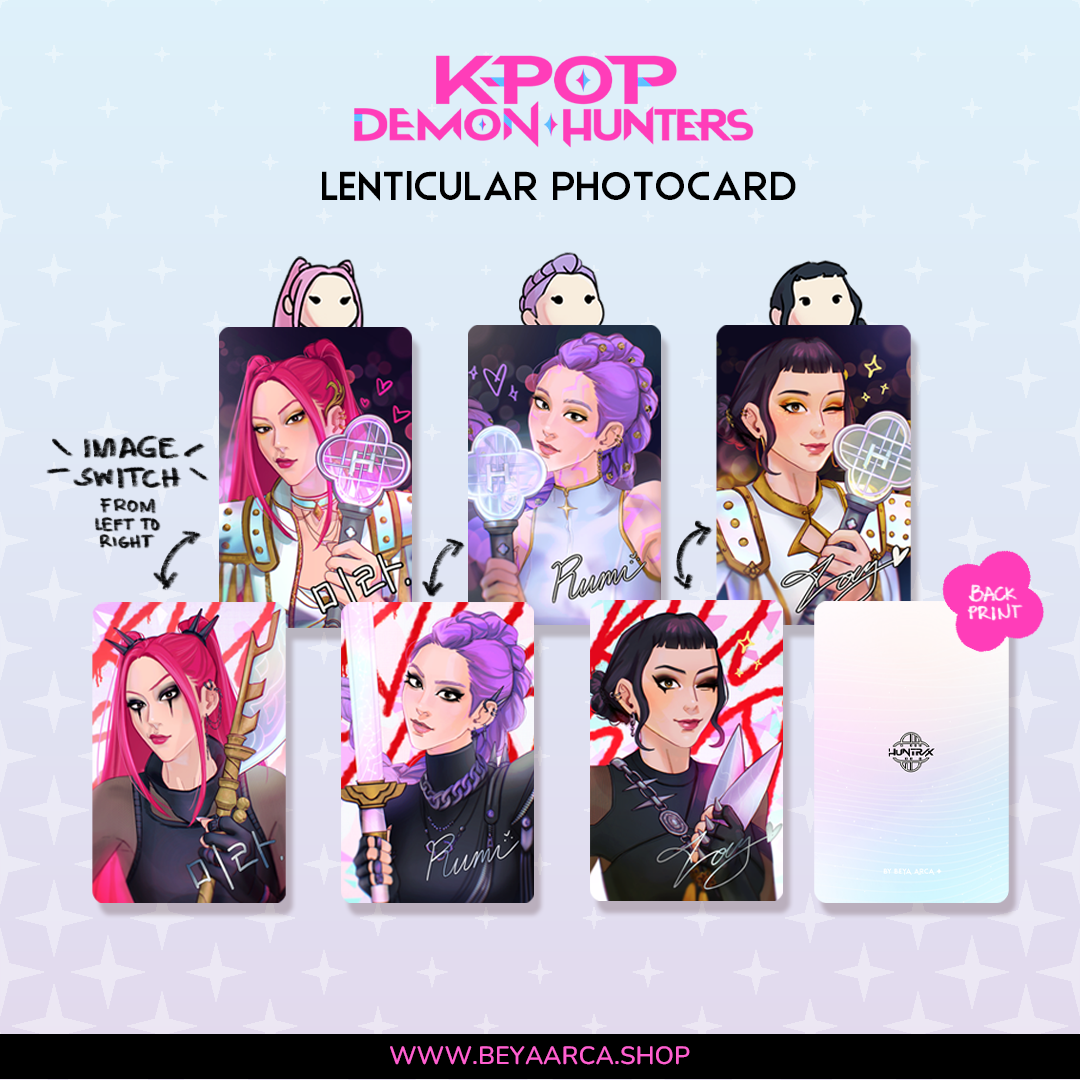 ✦ B-GRADE: KPOP Demon Hunters Lenticular Photocard