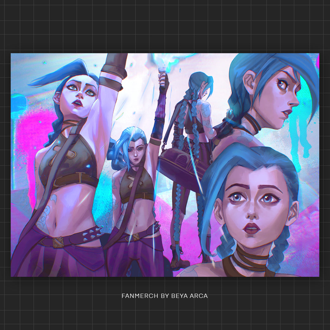 ✦ Jinx S1E6 Art Print | Arcane