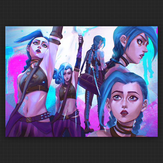 ✦ Jinx S1E6 Art Print | Arcane