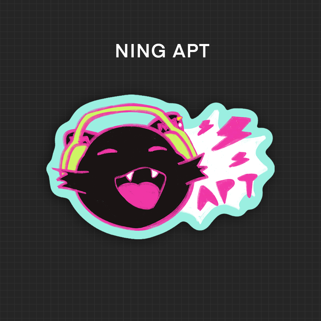 ✦ OC: Ning (memes) Vinyl Stickers