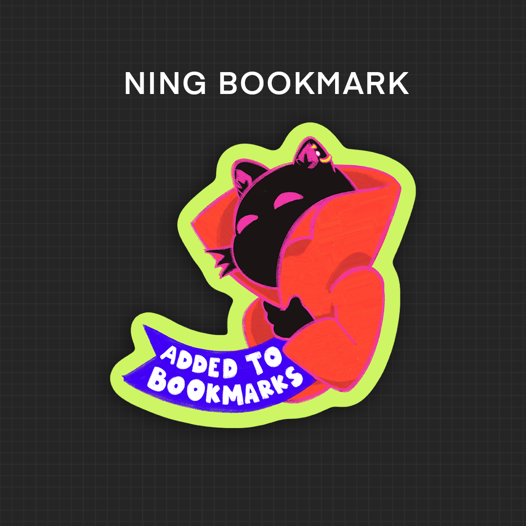 ✦ OC: Ning (memes) Vinyl Stickers