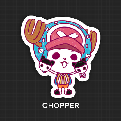 ✦ One Piece Crew Vinyl Stickers
