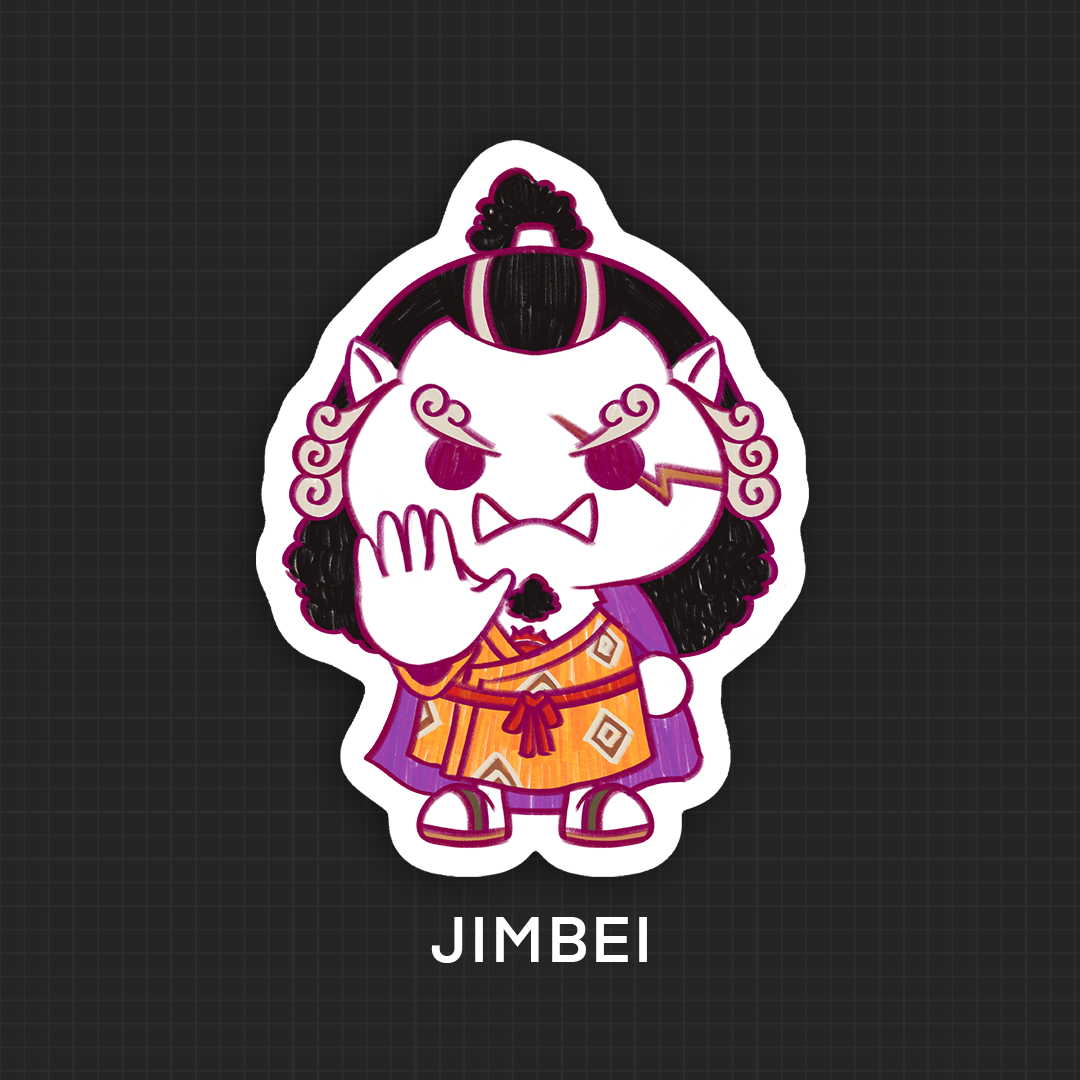 ✦ One Piece Crew Vinyl Stickers