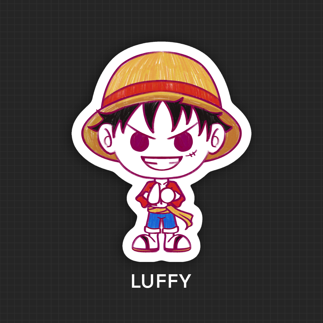 ✦ One Piece Crew Vinyl Stickers