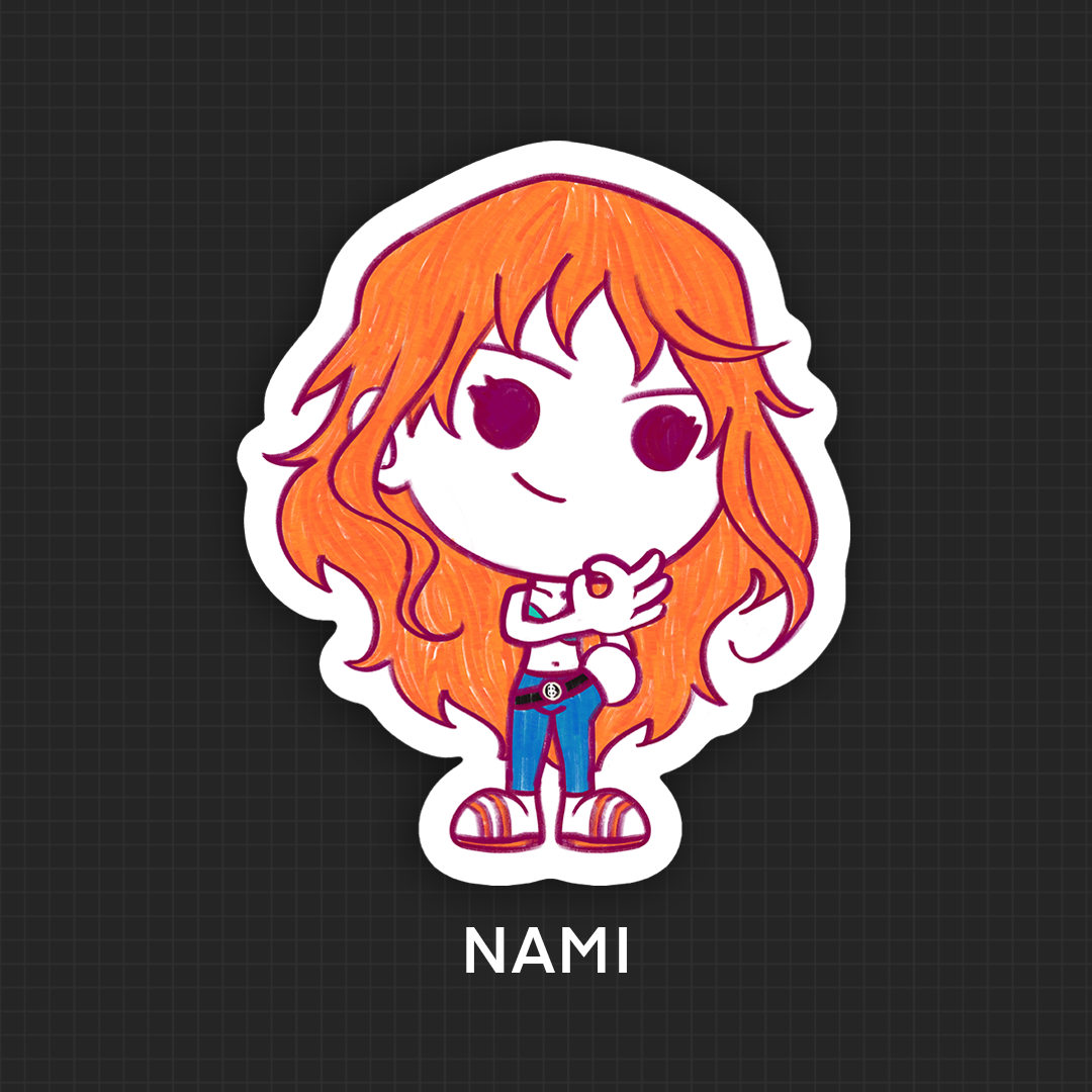 ✦ One Piece Crew Vinyl Stickers