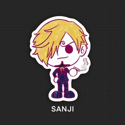 ✦ One Piece Crew Vinyl Stickers