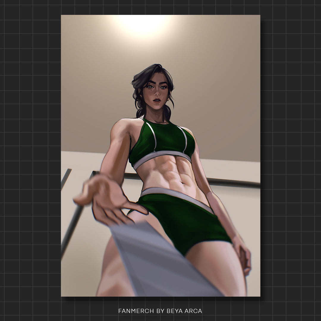 ✦ Abs Kuvira Art Print | Legend of Korra