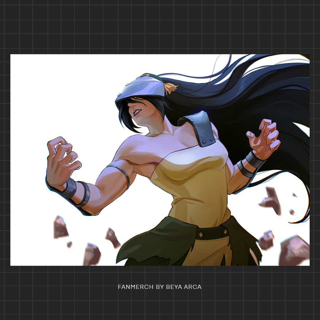 ✦ Toph Beifong Art Print | Legend of Aang