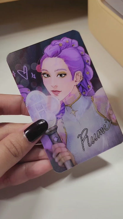 ✦ KPOP Demon Hunters Lenticular Photocard